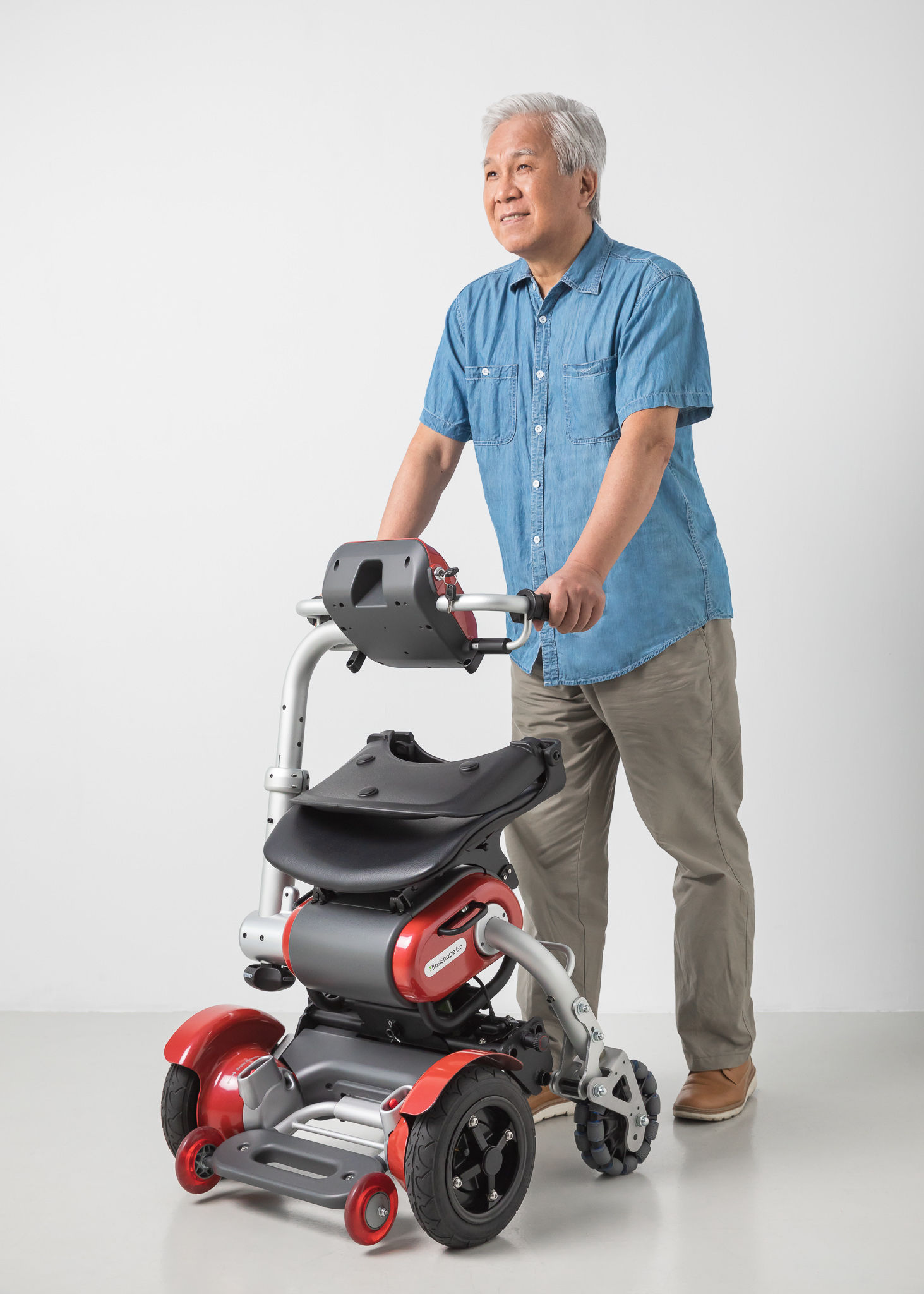 BestShape Go Electric WheelChair Transformer Standing Stance